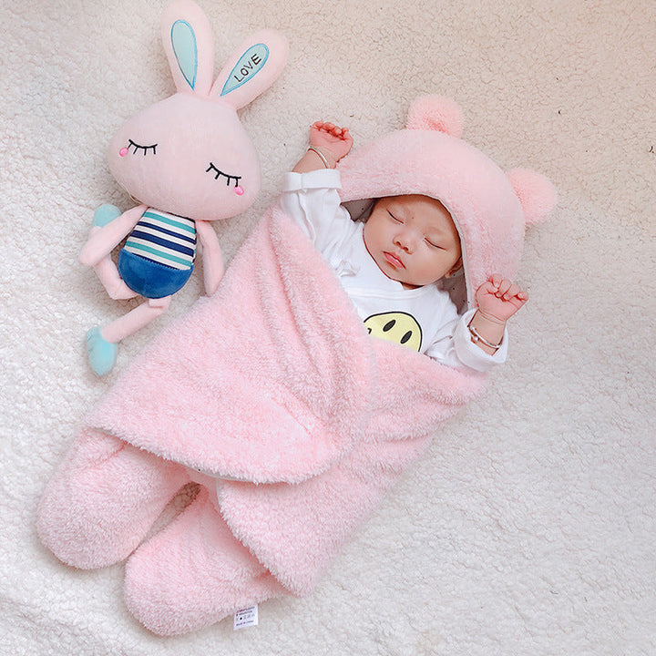 Discover the Ultimate Comfort with Our Baby Quilt Thickened Plush Split Sleeping Bag