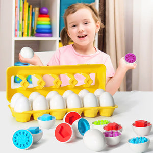 Montessori Shape Matching Egg Learning Educational Toy