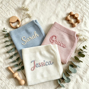 Personalized Baby Blanket With Custom Name Design: A Touch of Love for Your Little One